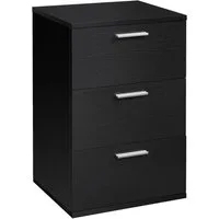 Yaheetech Nachttisch Beistelltisch (1-St), Nachtschrank mit 3 Schubladen, 40 x 35 x 60,5 cm