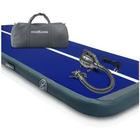VENDOMNIA Gymnastikmatte AIRTRACK - Fitness Sport 1/2/3/4/5/6/7/8m Farbwahl (elektrische Luftpumpe aufblasbar PVC Dicke:10/20cm), Tumbling Tracking Gymnastik Yoga Air Track Matte