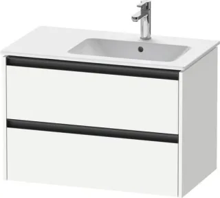 Duravit Ketho.2 Waschtischunterbau wandhängend Weiß Matt 810x480x549 mm - K25268018180000 K25268018180000