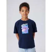 Name It T-Shirt NKMJEB POKEMON SS NREG TOP BOX NOOS SKY mit Front- und Rückendruck