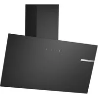 BOSCH Kopffreihaube Wandesse 80 cm Klarglas schwarz bedruckt DWK85DK60 Wandesse 80 cm Klarglas schwarz bedruckt DWK85DK60