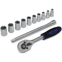 Bituxx Werkzeugset Bituxx Ratschen Set 1/4 Zoll 12 tlg., (MS-19501)