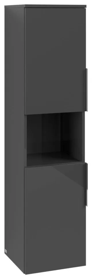 Villeroy & Boch Hochschrank Architectura 350x1400x364mm 2 Türen A:li Grey B89700VT