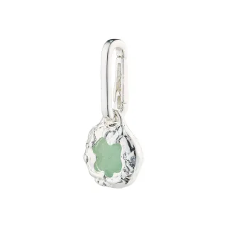 pilgrim - Recycelter Anhänger – Charm silver/grün - Gr. - OS