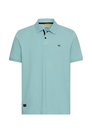 camel active - Poloshirt mit Druckknöpfen ocean green - Gr. - 4XL