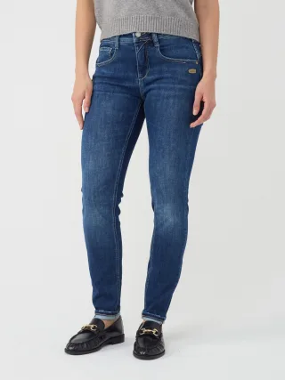 GANG Damen Jeans 94AMELIE - relaxed fit Jeans precious wash