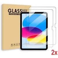 FroShop Displayschutzglas Schutzglas für Apple iPad 10.9" 10. Generation 2022 / iPad 11", 2er Set Schutzglas 9H, 11. Generation 2025 Schutzfolie 9H Härte Glas - blasenfrei
