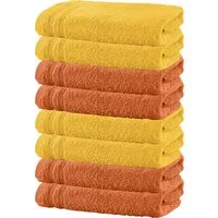 Erwin Müller Handtuch Set Handtuch "Heidelberg" 8er-Pack, Frottier, Walk-Frottier Uni
