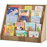 KOMFOTTEU Bücherregal, 5-stufiges Kinderregal mit tiefen Fächern