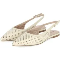 Apple of Eden Apple of Eden DEEN 90 baunilha Damen Glattleder beige Slingpumps