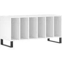 vidaXL Lowboard Plattenschrank Weiß 100x38x48 cm Holzwerkstoff (1 St)