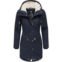 Ragwear Winterjacke YM-Canny stylischer Damen Kurzmantel Parka mit Kapuze