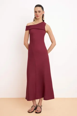 Gestreiftes, ärmelloses A-Linien-Maxikleid für Damen