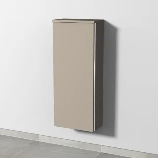Sanipa 3way Mittelschrank mit 1 Tür, Sandgrau-Matt, BS16867 BS16867