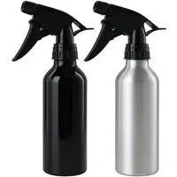 WestCraft Zerstäuberflasche 2er Set Sprühflaschen / Zerstäuber 200 ml – Aluminium Silber & Schwarz (2 St), Robuste Zerstäuber aus Aluminium – für Pflanzen, Pflege & mehr