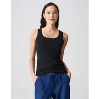 OPUS Trägertop Tanktop IMILIA Slim aus BCI Cotton Mix