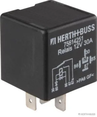 HERTH&BUSS Relais, Arbeitsstrom, 12 V, 20 A, 5 pins - 75614251
