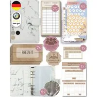 BeginnerBudget Ringbuchmappe Budgetplaner Starter-Set Sparbuch zum Geld Sparen + Spar-Challenges, Sparen mit Umschlagmethode + Anleitung - Ringbuch - Binder A6