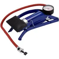 TRIZERATOP Luftpumpe Fußpumpe mit Manometer, 1-Kolben, 0-0,3 MPa, 600 mm Schlauch (Fußpumpe mit Manometer, 1-Kolben, 0-0,3 MPa, 600 mm Schlauch, Fußpumpe mit Manometer, 1-Kolben, 0-0,3 MPa, 600 mm Schlauch)