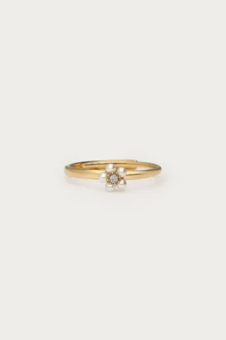 My Jewellery - Ring mit Blume gold - Gr. - OS