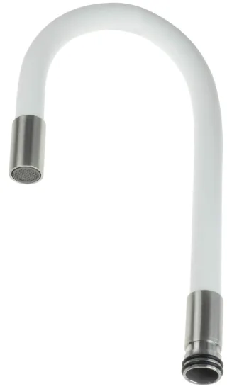 Neuesbad Flexibler Auslauf für NB1DEBOCW7201 Armaturen, Edelstahl-Weiß NB1DEABAW72W1