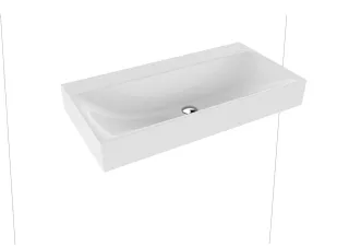 Kaldewei Wandwaschtisch SILENIO Mod.3045, 900x460, alpin. matt,PEFF,AD,m. 3HL,oÜL  904406273711