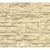 A.S. Création Vliestapete A.S. Création Best of Wood`n Stone 2nd Edition, Steintapete, beige