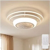 GLOBO LIGHTING Deckenventilator, Deckenventilator mit Licht und Fernbedienung CCT Deckenlampe