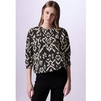 STREET ONE STUDIO Langarmshirt aus elastischem Materialmix