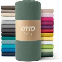 OTTO home Spannbettlaken PAPRIKA, Microfaser-Jersey, Gummizug: rundum, (1 Stück), Bettlaken Laken in zwei Qualitäten: Fleece & Jersey, schnelltrocknend