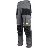 Urgent Arbeitshose Arbeitshose Berufshose Bauhose Bundhose Weich Baumwolle Elasthan GRAU