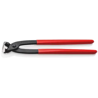 KNIPEX Monierzange (Rabitz- oder Flechterzange) mit Kunststoff überzogen schwarz atramentiert 300 mm - 9901300EAN