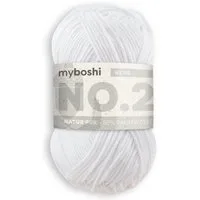 myboshi No.2 Wolle, Babywolle Häkelwolle, 100 m (1-St., No.2 Wolle Original Babywolle), Uni