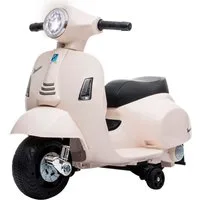 Jamara Elektro-Kinderroller Ride-on Vespa Mini, Li-Power 8.4, Belastbarkeit 25 kg, mit Licht und manueller Hupe