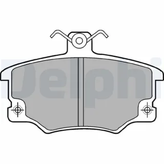 Delphi Bremsbel?ge vorne Abarth Alfa Romeo Fiat Lancia