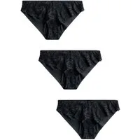 Next Brasilslip 3er-Pack Nahtfreie Slips mit Spitze, Brazilian (3-St)