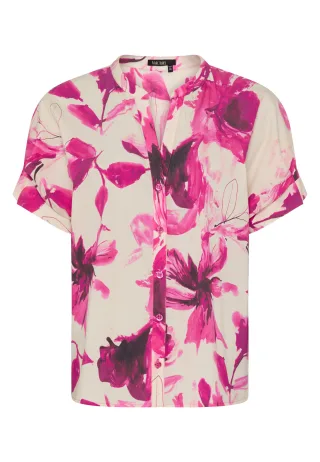 Marc Aurel - Bluse mit Blumenprint pink varied - Gr. - 40