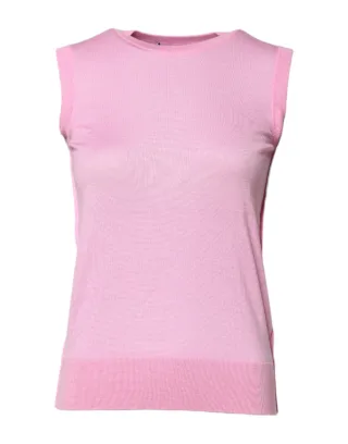 Kaschmir ärmelloser Pullover