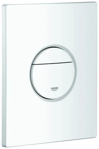 Grohe Abdeckplatte 42375 mit Drucktaste alpinweiß, 42375SH0 42375SH0