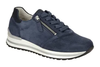 Gabor 86.528.26 Damen Sneaker Blau River/Marine Echtleder Komfort Fu?bett