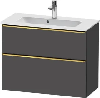 Duravit D-Neo Waschtischunterbau wandhängend Graphit Matt 810x372x625 mm - DE4369034490000 DE4369034490000