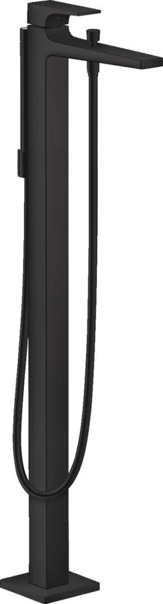 Hansgrohe Wannenmischer Metropol Fertigset zur Bodenmontage mattschwarz, 32532670 32532670