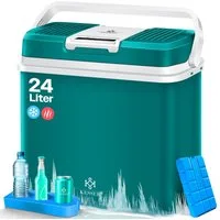 KESSER Kühlbox, 24 l, 24 Liter Kühlbox KÜHLT und WÄRMT Thermo-Elektrische Kühlbox