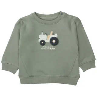 STACCATO - Kn.-Sweatshirt,oversized olive green - Gr. - 74