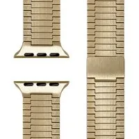 Nalia Smartwatch-Armband Apple Watch 49mm/46/45/44/42(Serie 1-3), Edles Edelstahl Ersatzarmband / für Sport Uhr / Magnetisch & Rostfrei