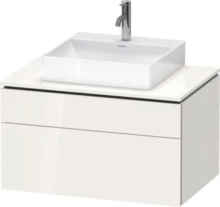 Duravit L-Cube Konsolenwaschtischunterbau wandhängend Weiß Hochglanz 820x550x482 mm - LC488002222000 LC4880022220000