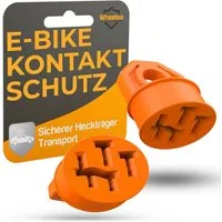 Wheeloo Kontaktschutz Abdeckung für Bosch I 2er Set E-Bike Akku, eBike Akku Zubehör I Ladekabel Pin Schutz - Regen, Schmutz und Dreck