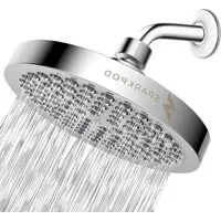 sparkpod Regenduschkopf Luxus XL Hochdruck Duschkopf Regendusche Anti-Kalk Düsen Spa-Feeling, (Hochdruck-Wasserdurchfluss, modernes Design, langlebiges Material., 4-tlg., Regendusche mit 90 Anti-Kalk-Düsen, einfache Montage, Wasserspar), Hochdruck-Du