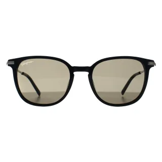 Salvatore Ferragamo Rund Herren Schwarz Grün Grau SF1015S