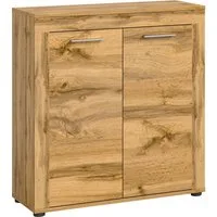 OTTO home Highboard AOSTA, Höhe 88 cm, 2 Türen, 3 Fächer, 2 Einlegeböden (in verschiedenen Farbausführungen, individuell kombinierbar), Kommode, Schrank, Anrichte, Standschrank, Sideboard, Wohnzimmer
